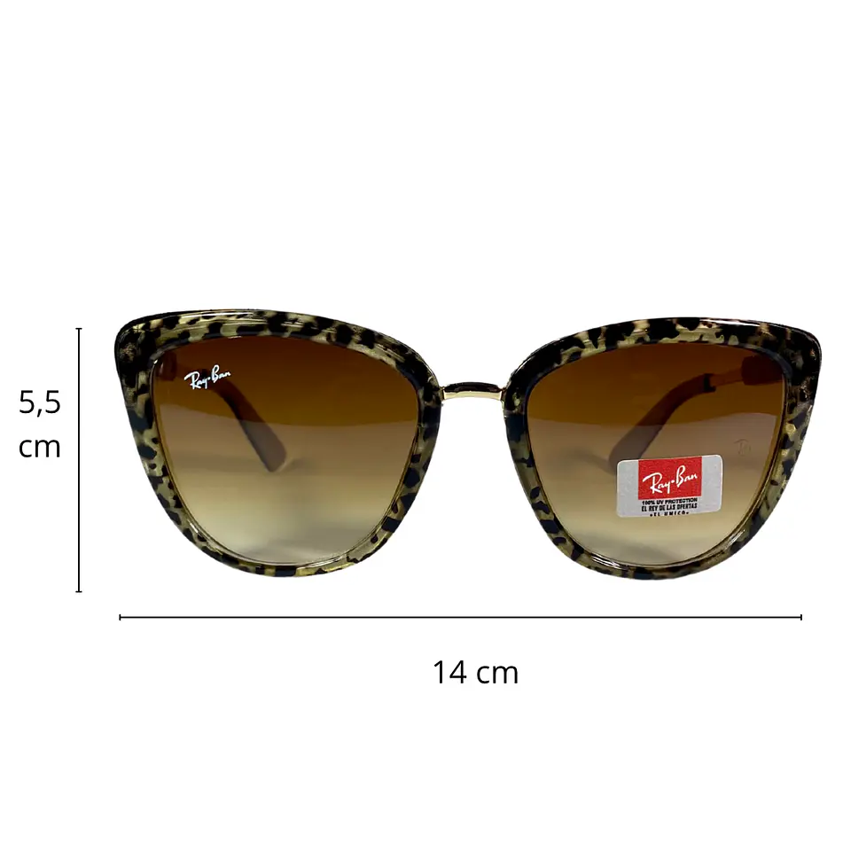 Lentes de Sol Mujer animal print 3