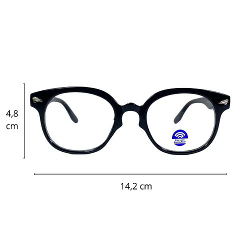 Lentes con Filtro Azul negro Unisex 4