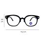 Lentes con Filtro Azul negro Unisex - Miniatura 4