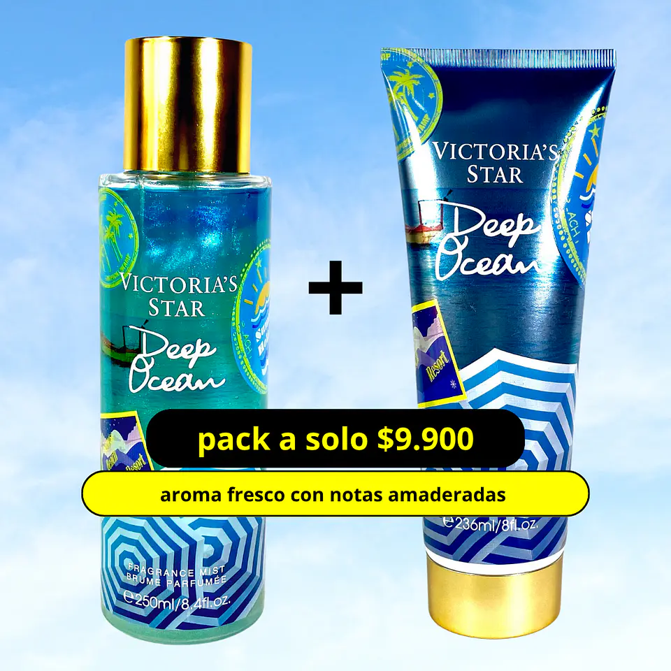 Pack dupe victoria secret Deep Ocean 1