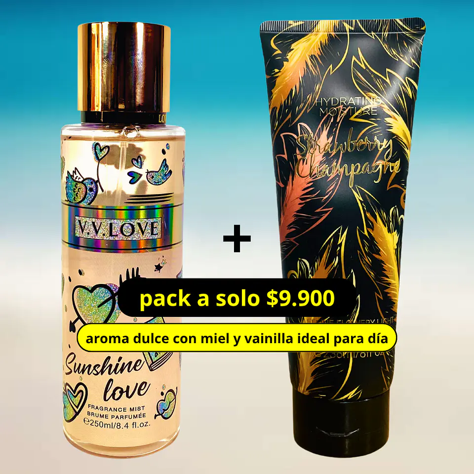 Pack dupe victoria secret Sunshine Love 1