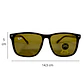 Lentes de Sol RyB AAA Café con diseño Unisex - Miniatura 3