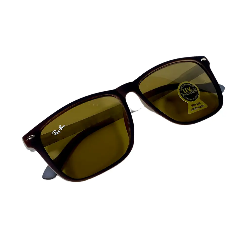 Lentes de Sol RyB AAA Café con diseño Unisex 6