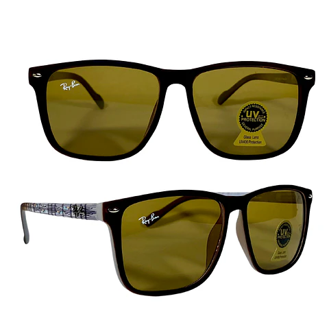Lentes de Sol RyB AAA Café con diseño Unisex 7