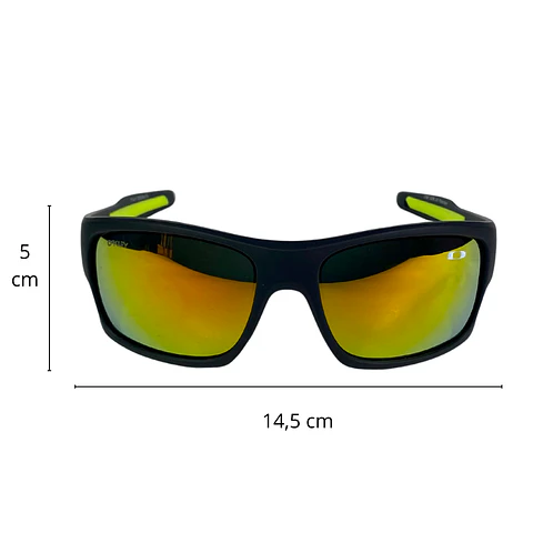Lentes de Sol espejado amarillo 7
