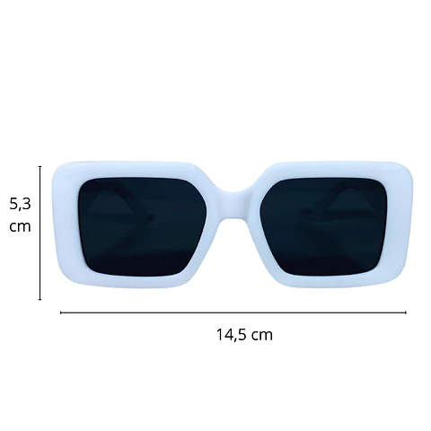 Lentes de Sol Premium Blancos Unisex 5