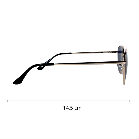 Lentes de Sol Dorados Unisex 3