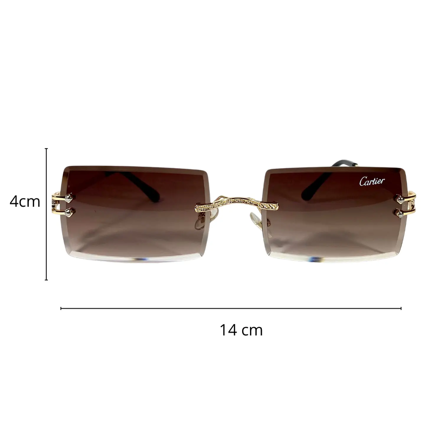 Lentes de Sol Café Unisex  2