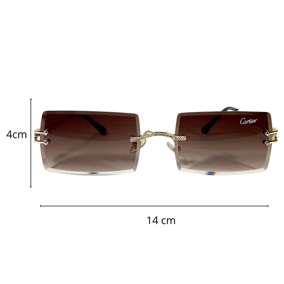 Lentes de Sol Café Unisex  2