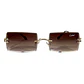 Lentes de Sol Café Unisex  - Miniatura 5