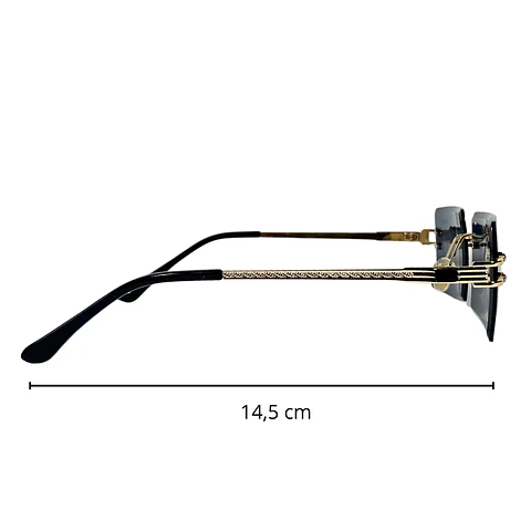 Lentes de Sol Negros Unisex  4