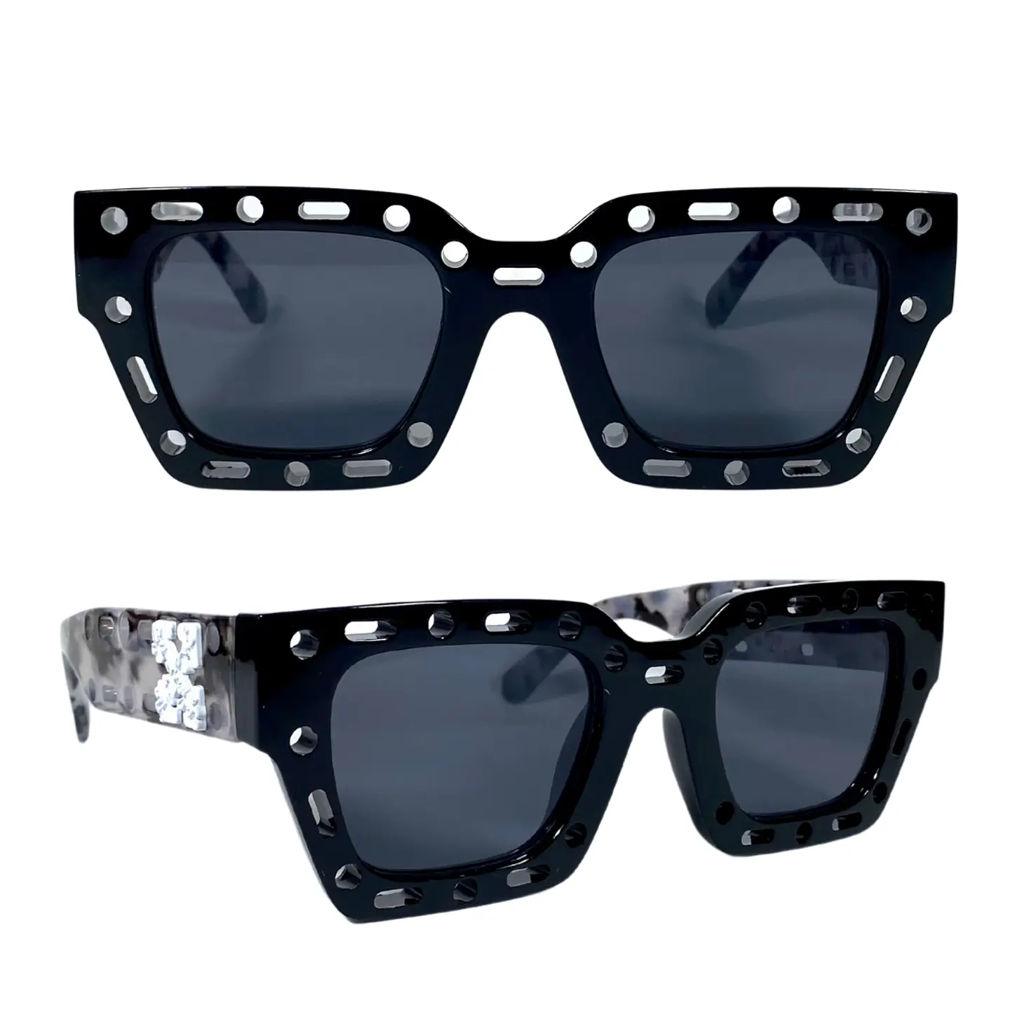 Lentes de Sol Premium Off White AAA Negro Hombre 6