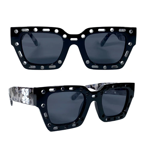 Lentes de Sol Premium Off White AAA Negro Hombre 6