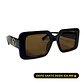 Lentes de Sol Café unisex - Miniatura 1