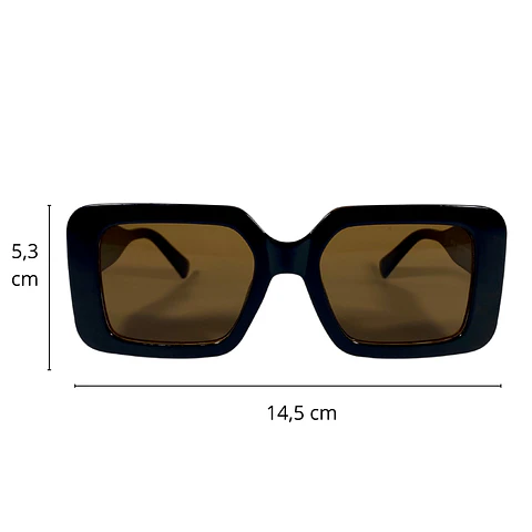 Lentes de Sol Café unisex 2