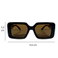 Lentes de Sol Café unisex - Miniatura 2