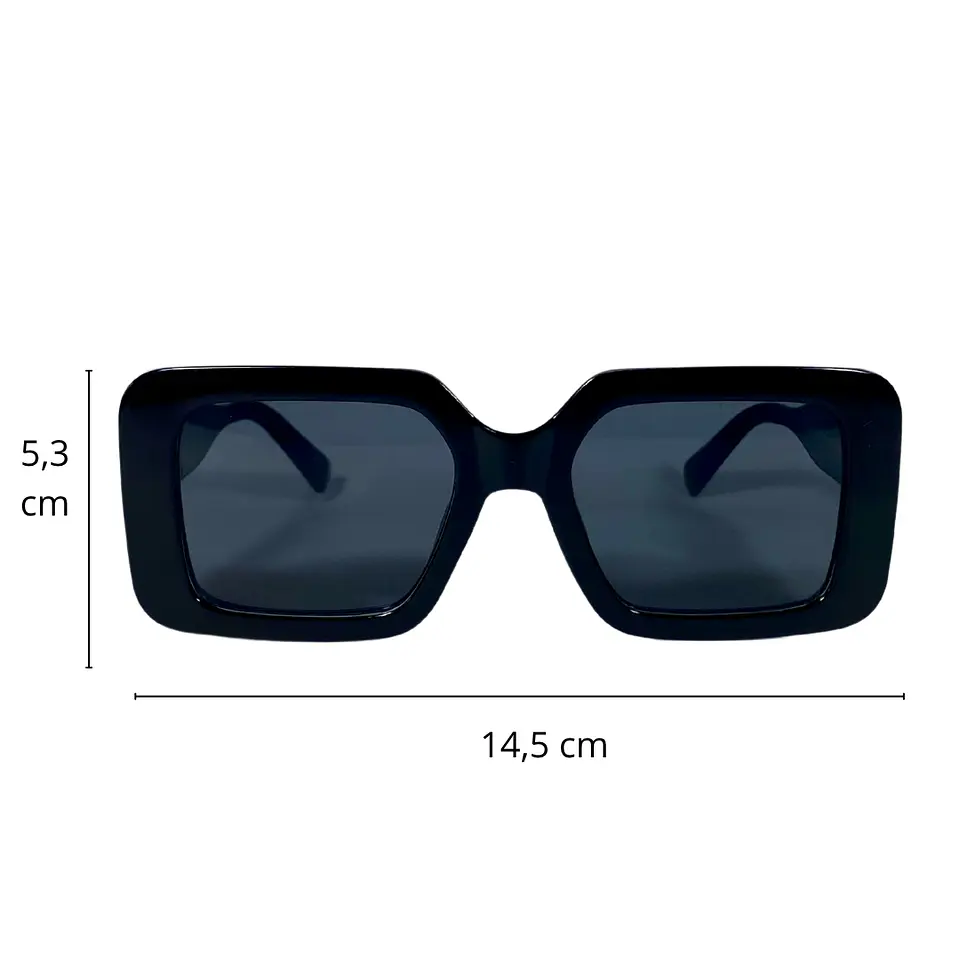 Lentes de Sol Premium Negro Unisex 2