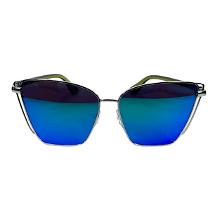 Lentes de Sol espejo azul Mujer 
