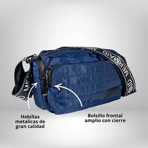 Bandolera Puff Azul 3