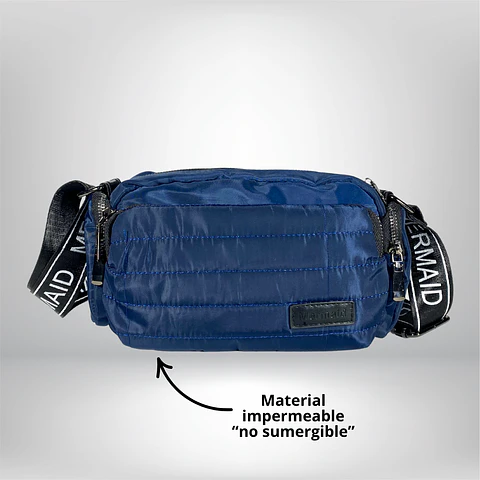 Bandolera Puff Azul 2