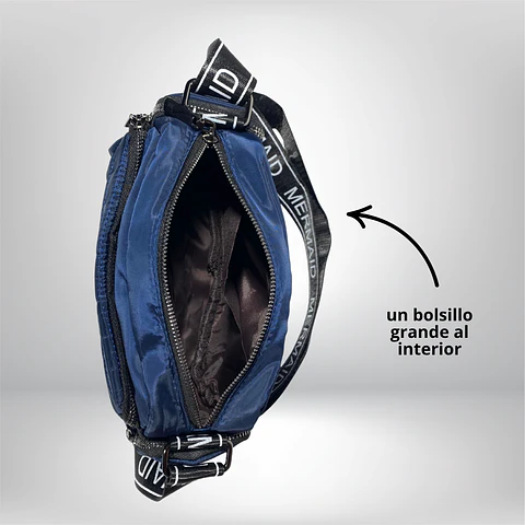 Bandolera Puff Azul 5