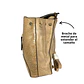Mochila y Cartera Eco Cuero beige - Miniatura 6