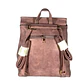 Mochila y Cartera Eco Cuero Rosa - Miniatura 7