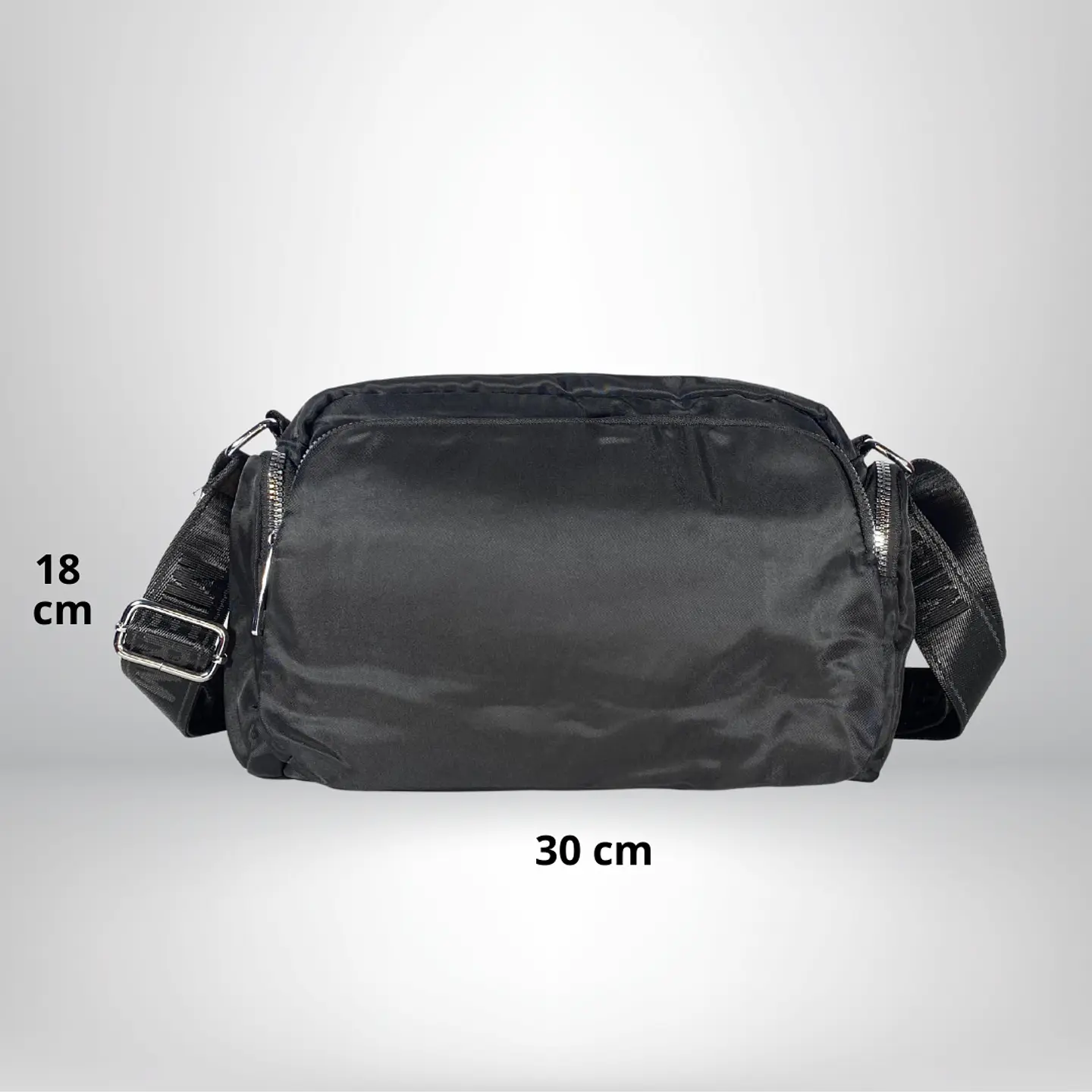 Bandolera Puff Grande negra 5