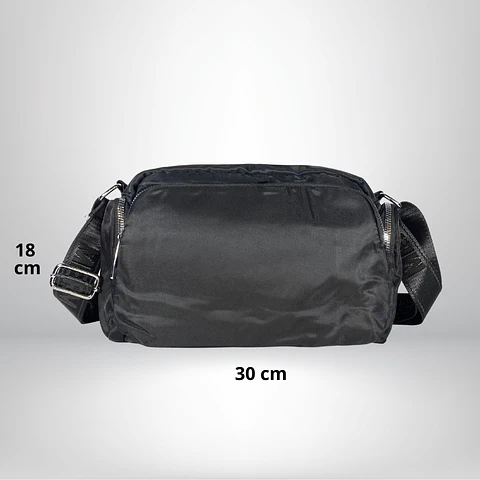 Bandolera Puff Grande negra 5