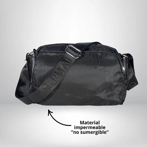 Bandolera Puff Grande negra 2