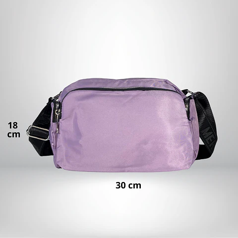 Bandolera Puff Grande lila 6