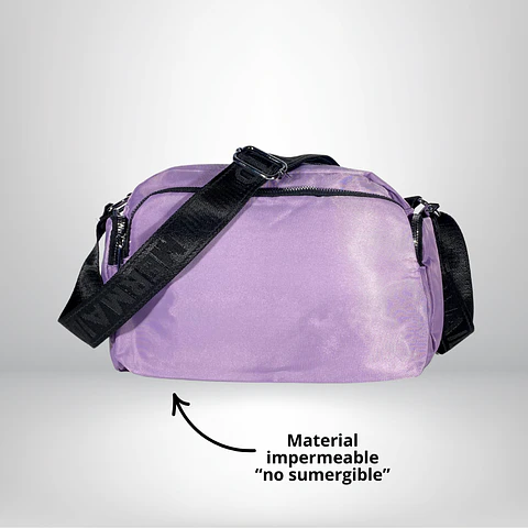 Bandolera Puff Grande lila 4