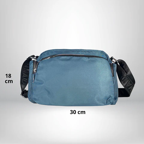 Bandolera Puff Grande Azul 6