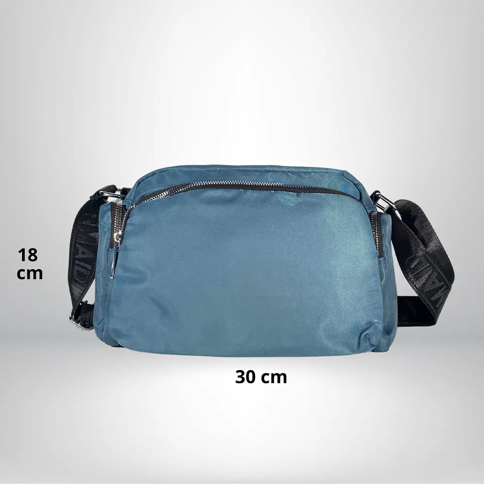 Bandolera Puff Grande Azul 6