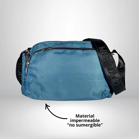 Bandolera Puff Grande Azul 3