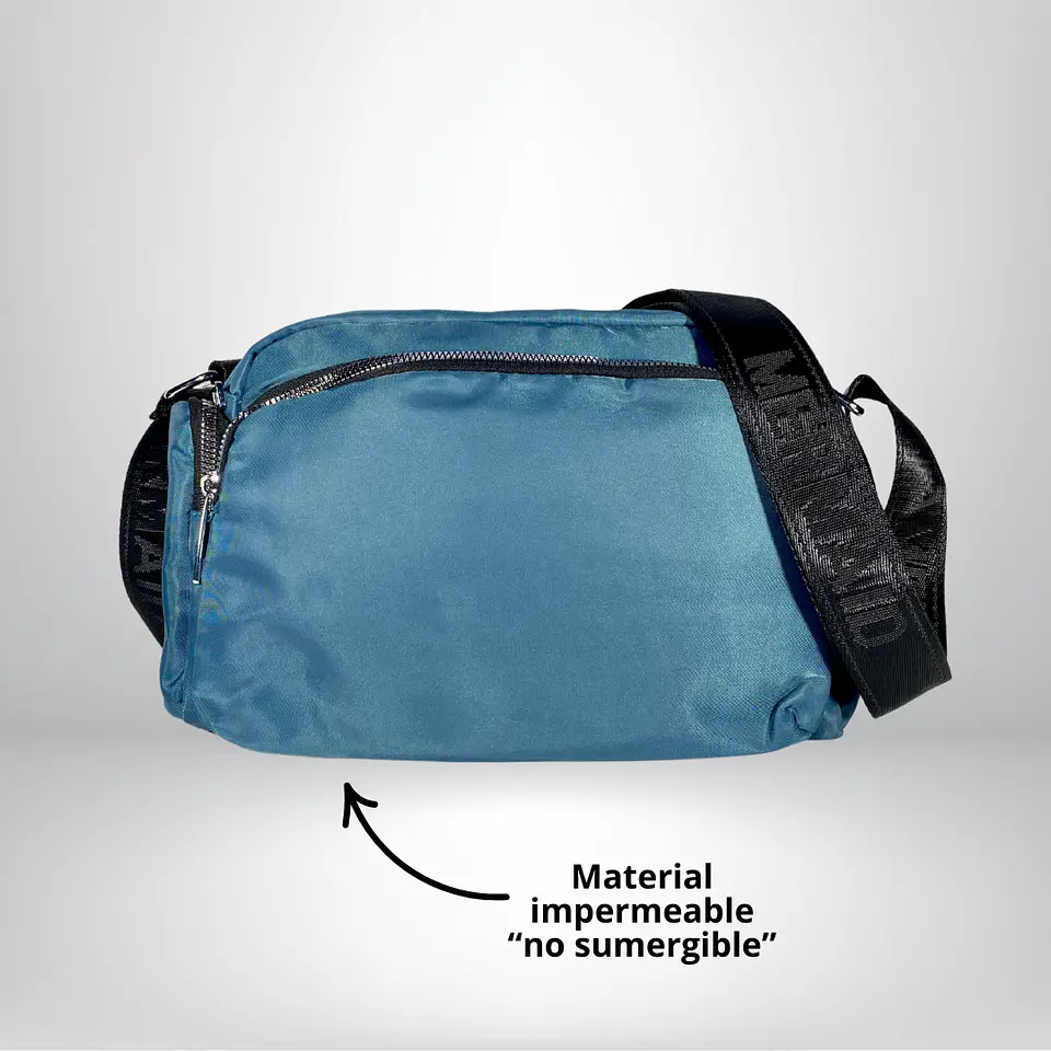 Bandolera Puff Grande Azul 3
