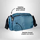 Bandolera Puff Grande Azul - Miniatura 4