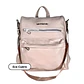 Mochila y Cartera Eco Cuero Rosa anti-robo - Miniatura 4