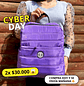 Mochilla Puff morada (capacidad Pc 14