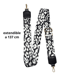 Straps Animal Print negro gran calidad 