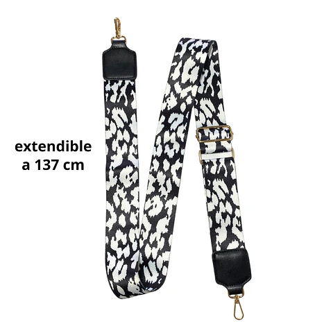 Straps Animal Print negro gran calidad  2