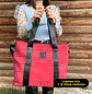 Bolso Tote puff rojo (con capacidad para Pc 14