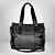 Bolso Tote puff negro (con capacidad para Pc 14
