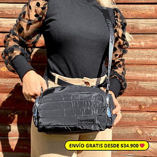 Bandolera Puff Negra
