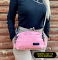 Bandolera Puff rosa - Miniatura 1