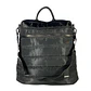 Mochila y Bolso Puff negra (capacidad Pc 15
