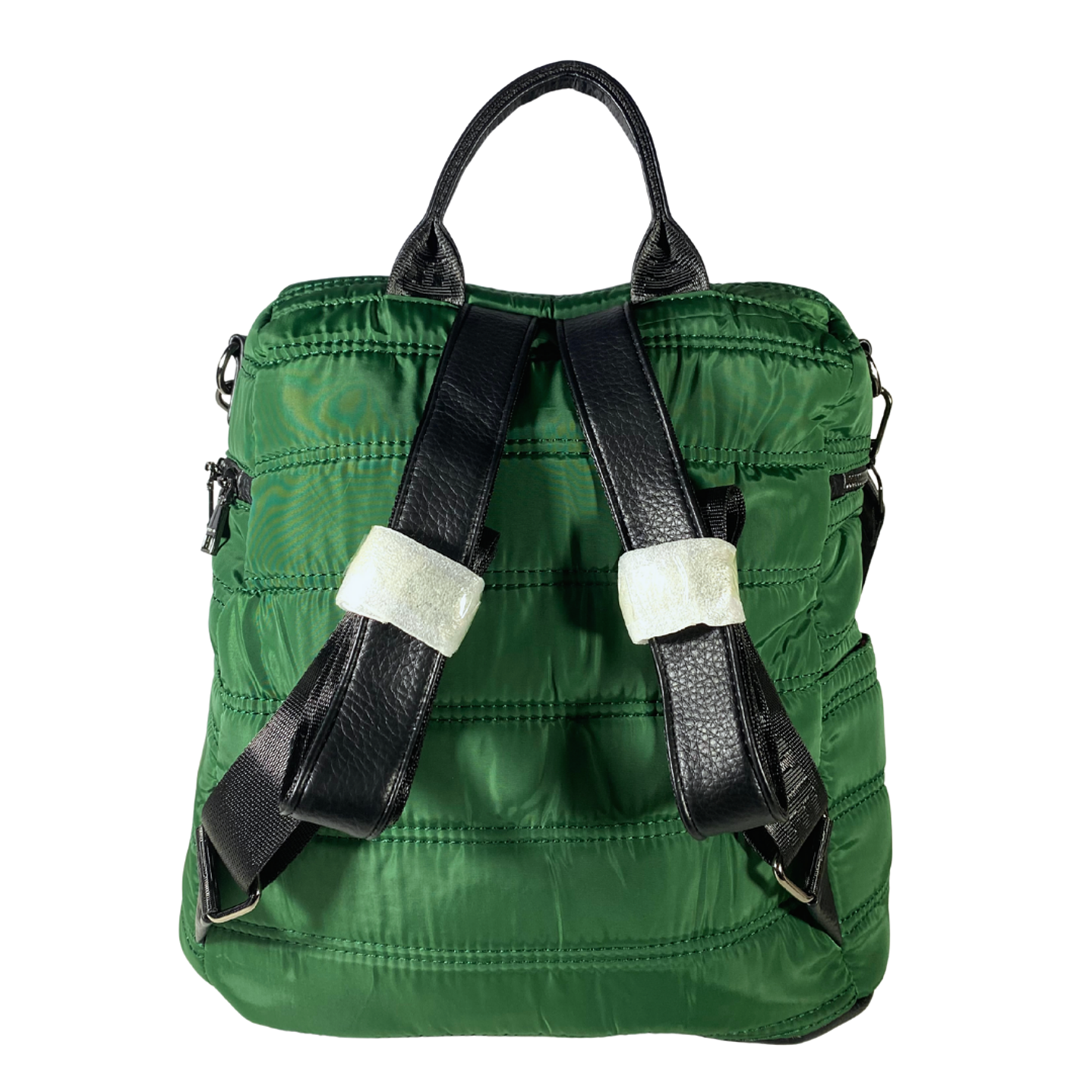 Mochila y Bolso Puff verde (capacidad Pc 15