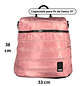 Mochila y Bolso Puff rosa (capacidad Pc 15