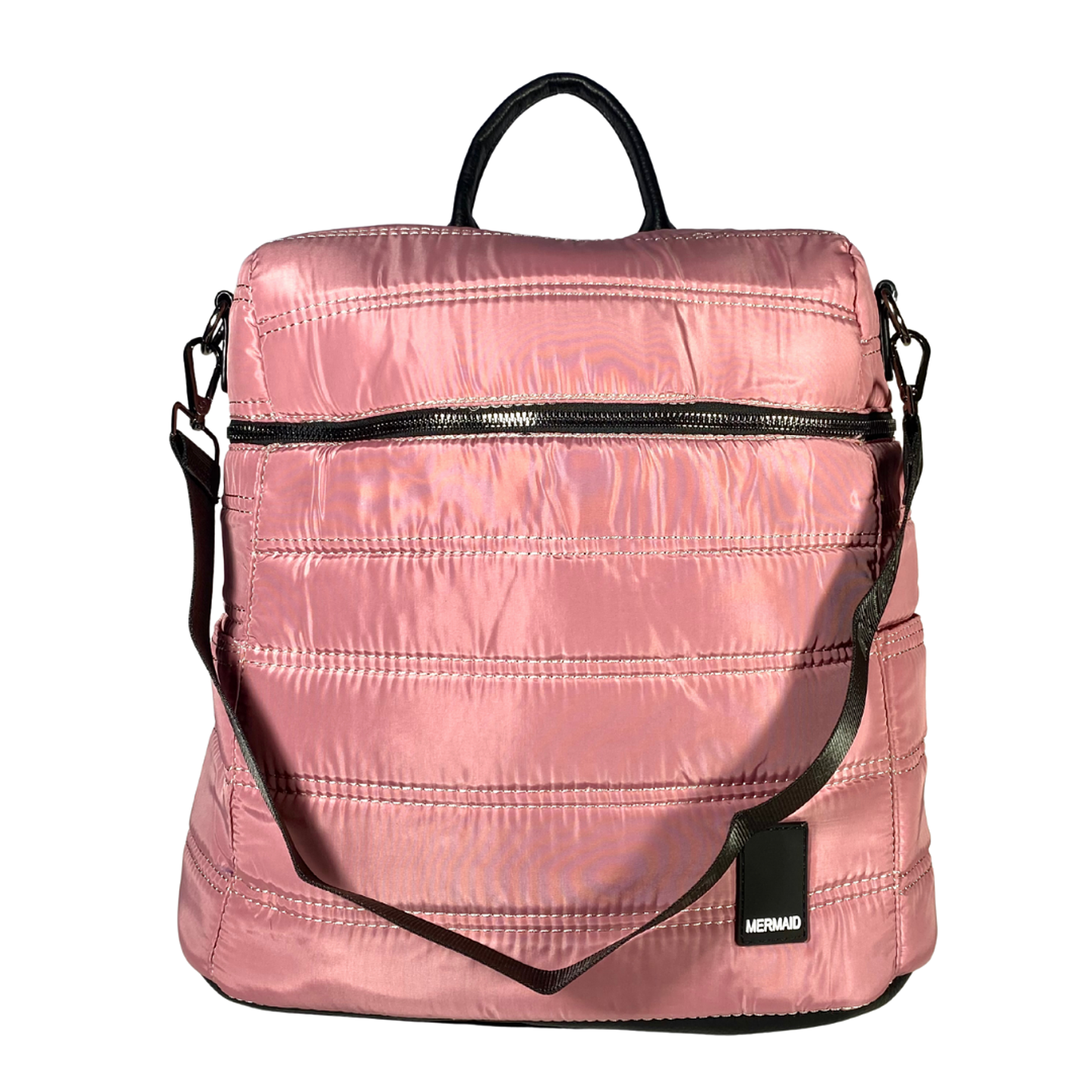 Mochila y Bolso Puff rosa (capacidad Pc 15