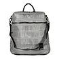 Mochila y Bolso Puff gris (capacidad Pc 15